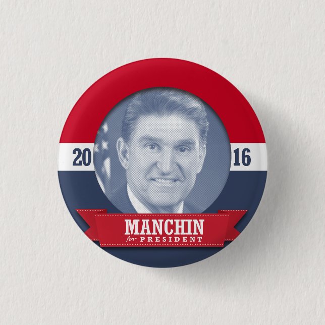 MACARON ROND 2,50 CM JOE MANCHIN 2016 (Devant)