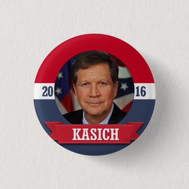 MACARON ROND 2,50 CM JOHN KASICH 2016 (Devant)