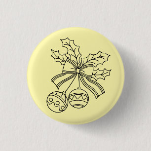 Macaron Rond 2,50 Cm Joli cloche de Noël en ligne art