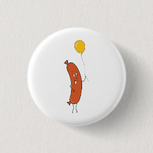 Macaron Rond 2,50 Cm Jolie saucisse drôle