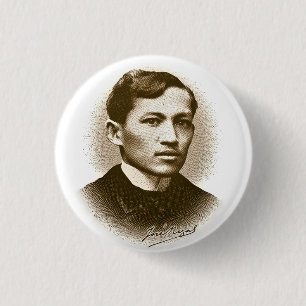 Macaron Rond 2,50 Cm Jose Rizal (copie de sépia)