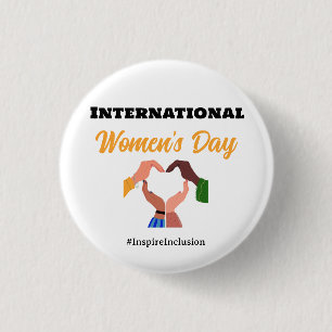 Macaron Rond 2,50 Cm Journée internationale de la femme 2025 inclusion 