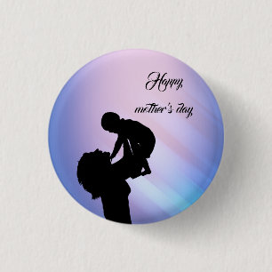Macaron Rond 2,50 Cm Joyeuse fête des mères