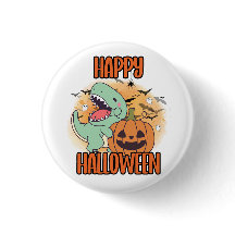 Joyeux Halloween Dino Pin