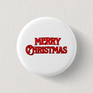 Macaron Rond 2,50 Cm Joyeux Noël