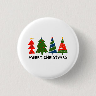 Macaron Rond 2,50 Cm Joyeux Noël