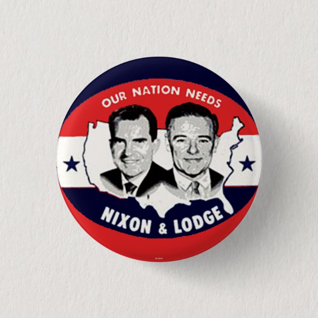 Macaron Rond 2,50 Cm Jugate de Nixon-Loge - bouton (Devant)