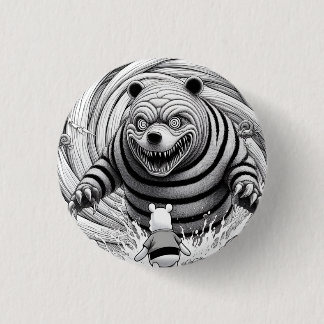 Macaron Rond 2,50 Cm Junji Ito Winnie l'Ourson 1
