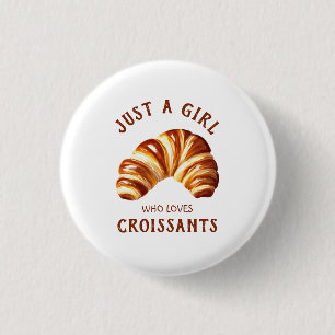 Macaron Rond 2,50 Cm Just a girl who loves croissants
