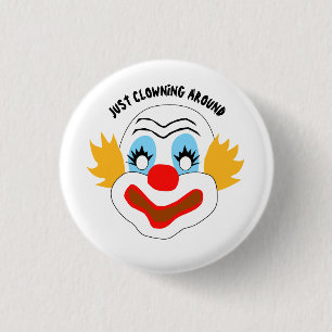 Macaron Rond 2,50 Cm Juste Clown autour