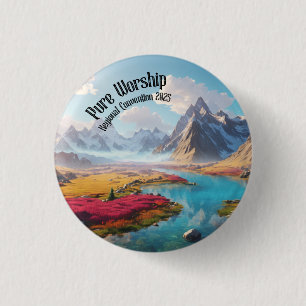 Macaron Rond 2,50 Cm JW 2025 Pure Worship Convention régionale Pin