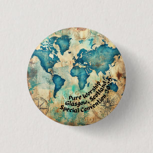 Macaron Rond 2,50 Cm JW 2025 Pure Worship Special Conv Scotland