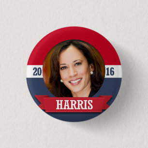 MACARON ROND 2,50 CM KAMALA HARRIS 2016