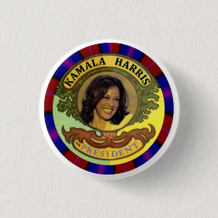 Macaron Rond 2,50 Cm Kamala Harris pour le président