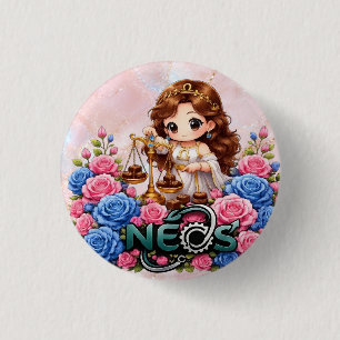 Macaron Rond 2,50 Cm Kawaii Zodiac Neos Balance