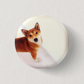 Macaron Rond 2,50 Cm Kiki le bouton du sac à dos de Shiba