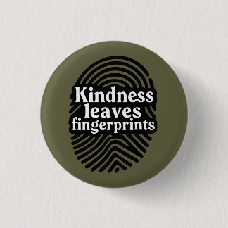 Macaron Rond 2,50 Cm Kindness Leaves Fingerprints