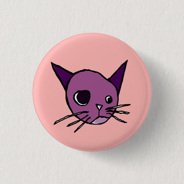 Macaron Rond 2,50 Cm Kitty (Devant)
