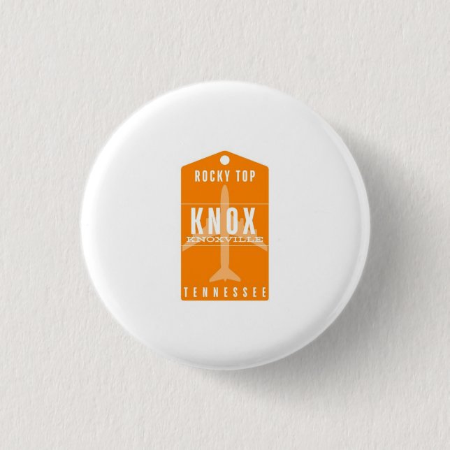 Macaron Rond 2,50 Cm Knoxville, TN Gameday Button (Devant)