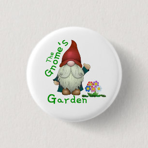 Macaron Rond 2,50 Cm La broche collective du jardin de Gnome