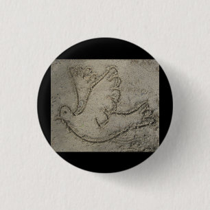 Macaron Rond 2,50 Cm La colombe de la paix