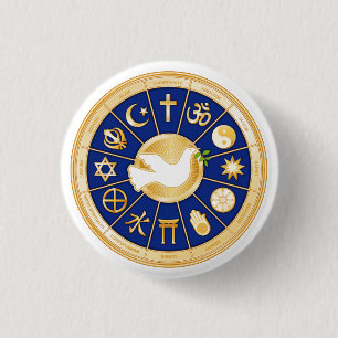 Macaron Rond 2,50 Cm La colombe de la paix