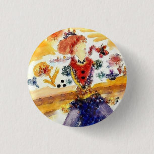 MACARON ROND 2,50 CM LA DAME COLLECTION (AQUARELLES)