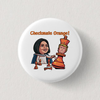 Macaron Rond 2,50 Cm La Défaite Du Roi Orange