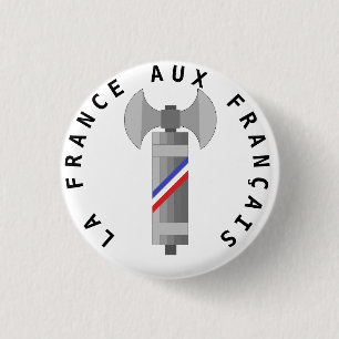 MACARON ROND 2,50 CM LA FRANCE AUX FRANÇAIS