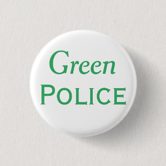 Macaron Rond 2,50 Cm La police verte se boutonne