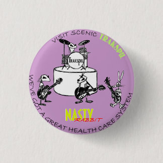 Macaron Rond 2,50 Cm Lapin méchant : "Tourisme de Trakspil " du lapin