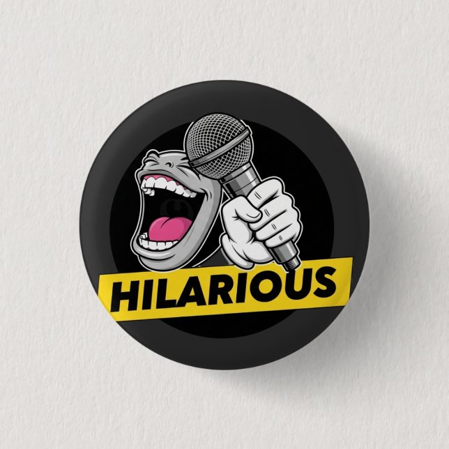 Macaron Rond 2,50 Cm  Laugh-Out-Loud Comedy (Devant)