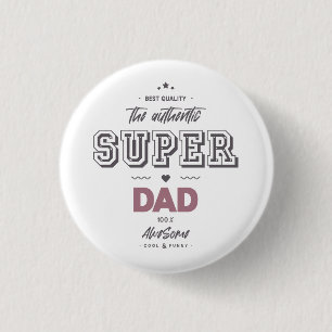 Macaron Rond 2,50 Cm L'authentique super papa