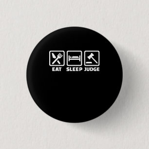 Macaron Rond 2,50 Cm L'avocat Mange Sleep Juge