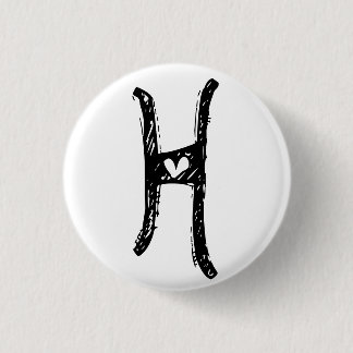 Macaron Rond 2,50 Cm le bouton de H