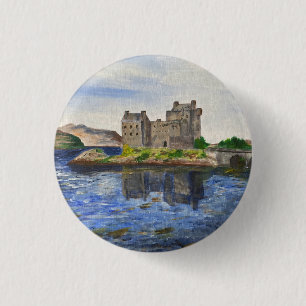 Macaron Rond 2,50 Cm Le château Eilean Donan