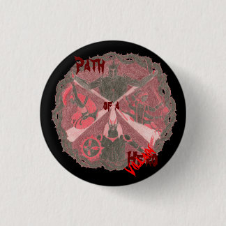 Macaron Rond 2,50 Cm Le "chemin les voyous de héros" symbolisent (avec