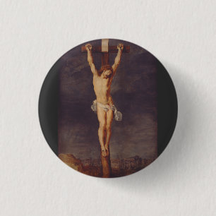 Macaron Rond 2,50 Cm Le Christ mort sur la croix par Pierre Paul Rubens