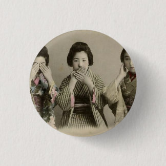 Macaron Rond 2,50 Cm Le cru ne parlent aucun mal