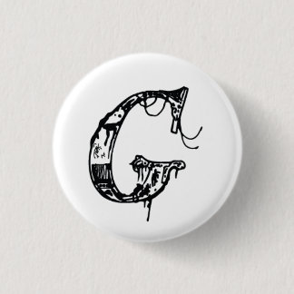 Macaron Rond 2,50 Cm Le fantôme dans mon bouton de la machine "G"