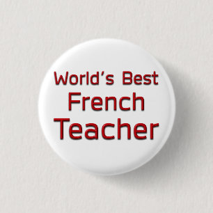 Macaron Rond 2,50 Cm Le meilleur professeur français du monde