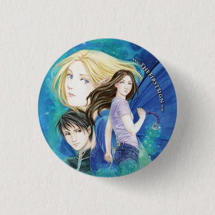 Macaron Rond 2,50 Cm Le premier signe, bouton de trio