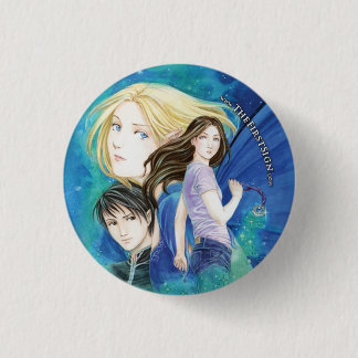Macaron Rond 2,50 Cm Le premier signe, bouton de trio