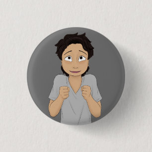 Macaron Rond 2,50 Cm Le sujet avant qu'elle obtienne lui le coeur