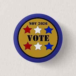 Macaron Rond 2,50 Cm Le vote 2026