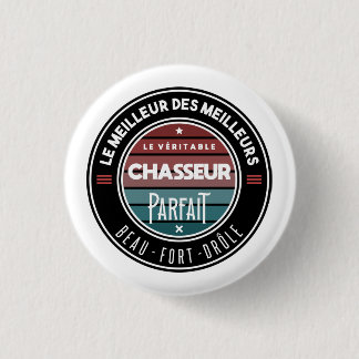 Macaron Rond 2,50 Cm Le vrai chasseur parfait