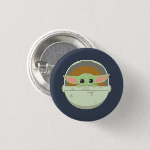 Macaron Rond 2,50 Cm L'Enfant Lit Berceau Mignon Illustré