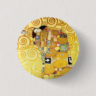 Macaron Rond 2,50 Cm Les Amateurs de bourse Gustav Klimt