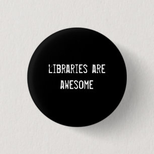 Macaron Rond 2,50 Cm les bibliothèques sont géniales