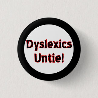 Macaron Rond 2,50 Cm Les dyslexiques délient !